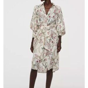 Johanna Ortiz H&m collection linen shirt dress
